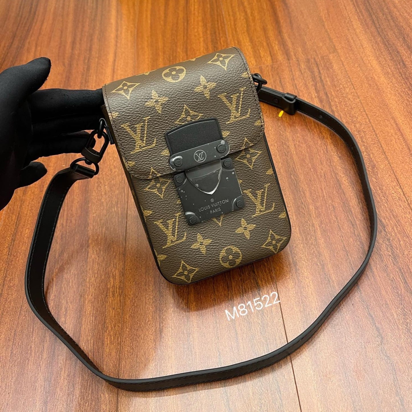 Cartera marrón S-Lock Vertical