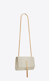 Bolso Kate Medium Cocodrilo Blanco