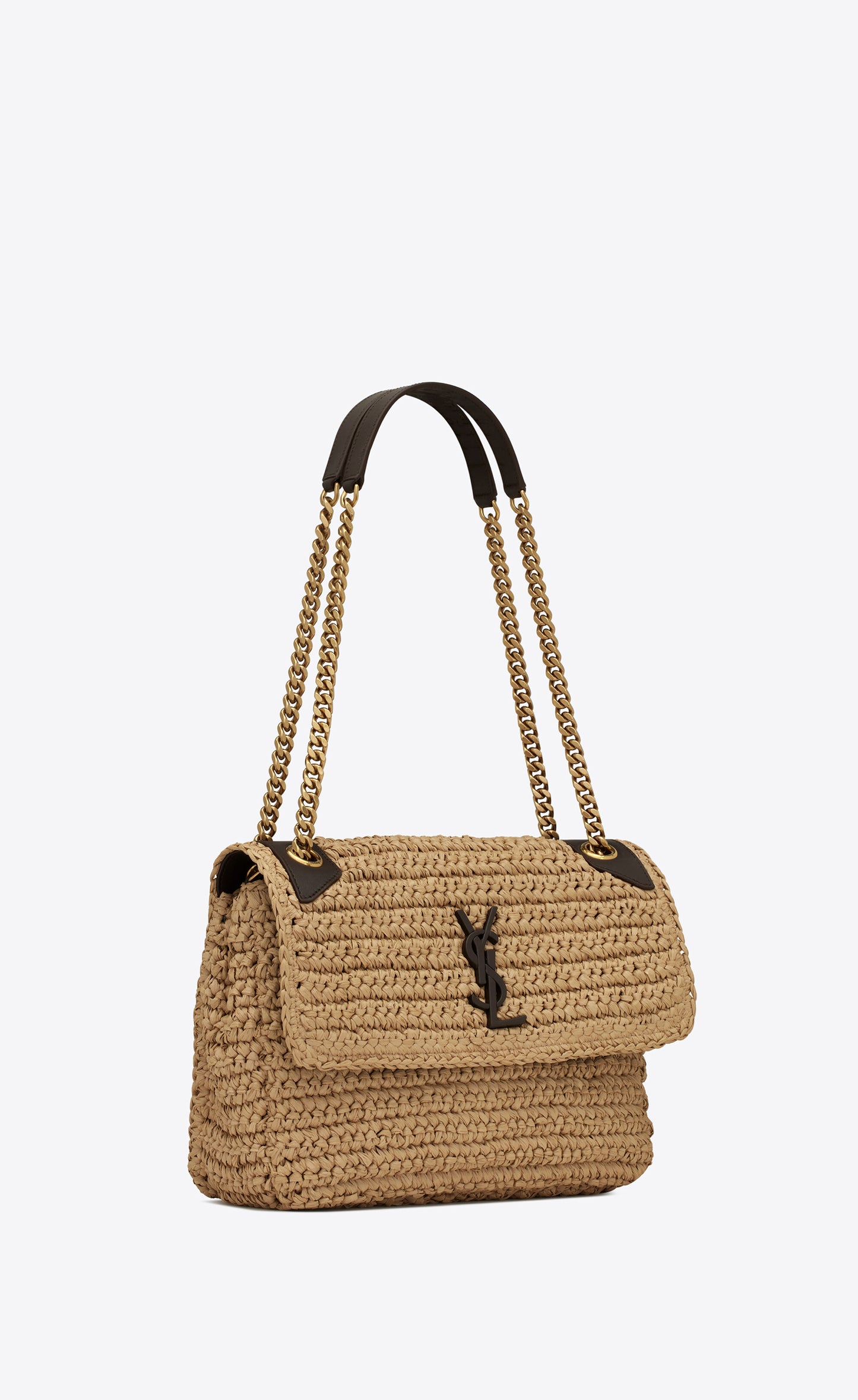 Bolso Mediano Niki Rafia Natural