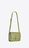 Bolso Mediano Solferino De Piel Pistacho