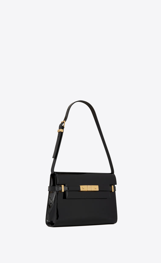 Copia de Bolso de Hombro Pequeño Manhattan Charol Negro