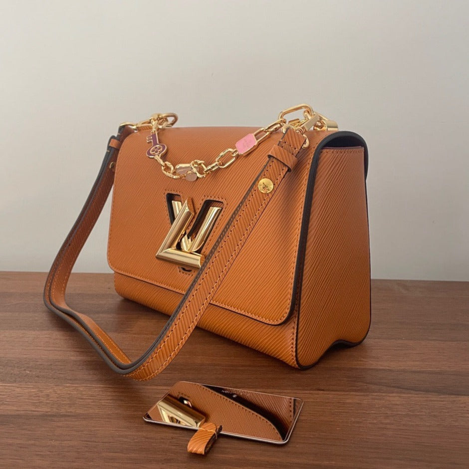 Bolso Twist MM Marrón