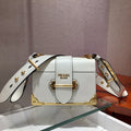 Bolso Prada Cahier de piel Blanca