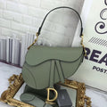 Bolso saddle con bandolera Verde