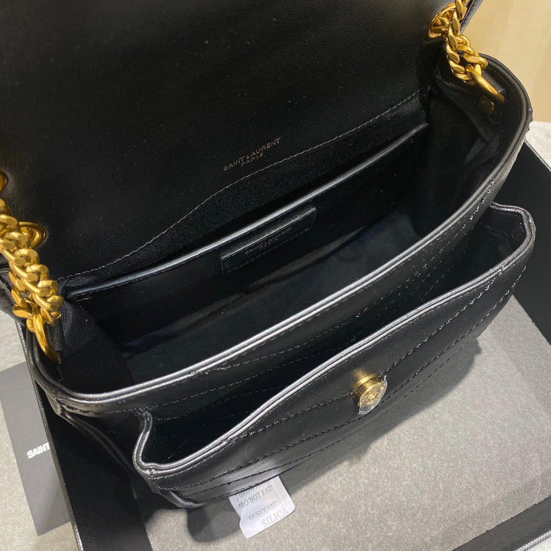 Bolso Baby Niki Negro 21 cm