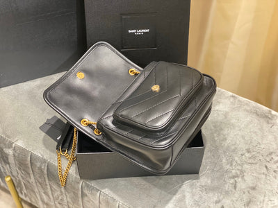 Bolso Baby Niki Negro 21 cm