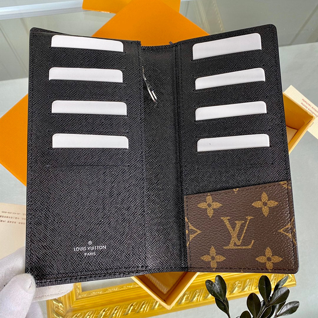 Cartera Brazza Marrón/Negro