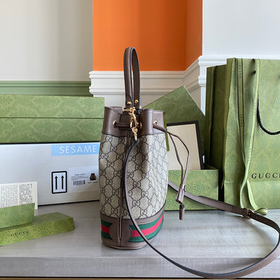 Bolso Cubo Ophidia Pequeño con GG