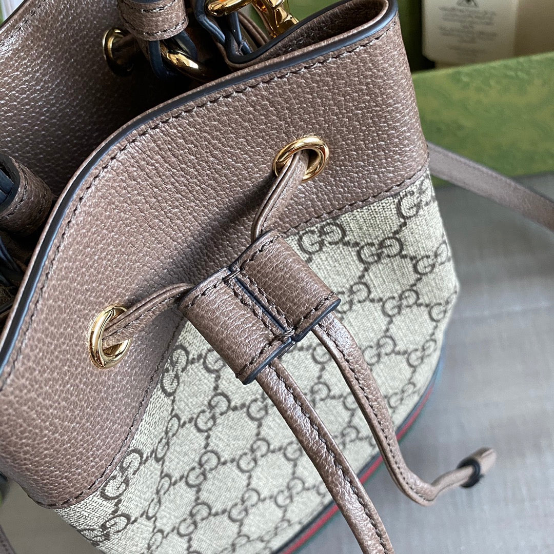 Bolso Cubo Ophidia Pequeño con GG