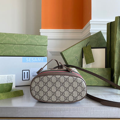 Bolso Cubo Ophidia Pequeño con GG