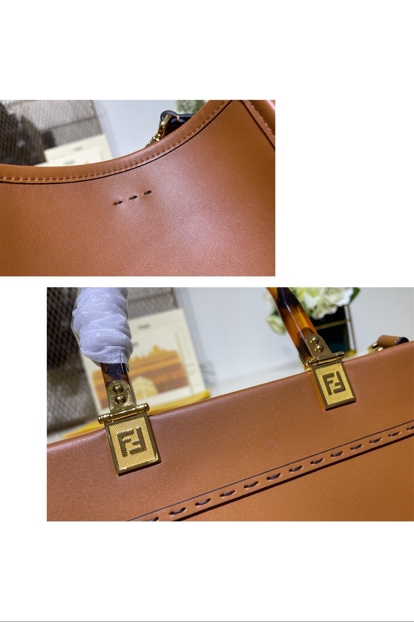 Fendi Sunshine Medium Marrón