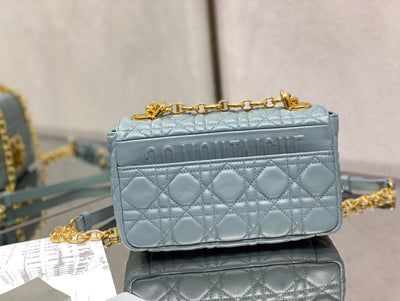 Bolso Pequeño Dior Caro Gris