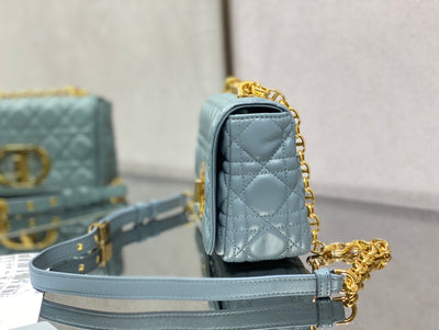 Bolso Pequeño Dior Caro Gris