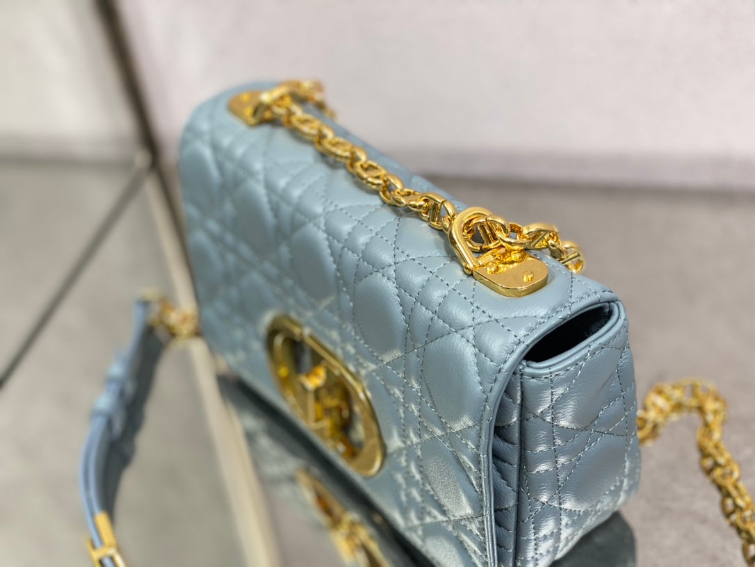 Bolso Pequeño Dior Caro Gris