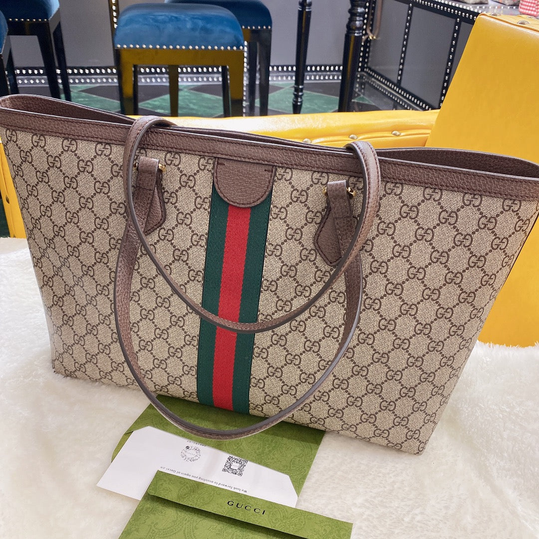 Bolso Tote Ophidia GG 38 cm