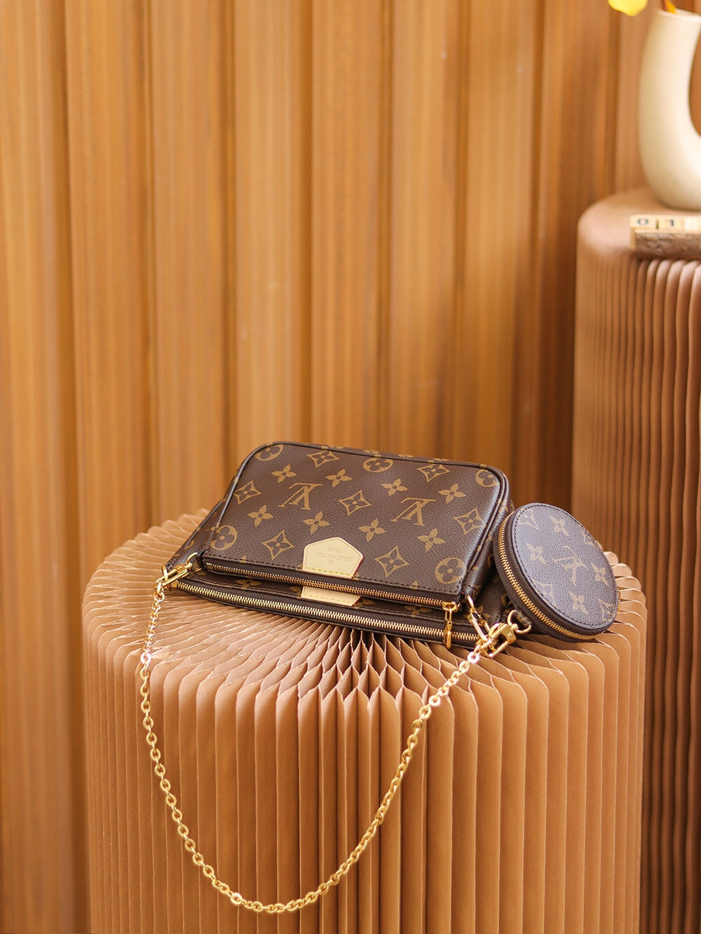 Bolso Multi Pochette Rose Clair