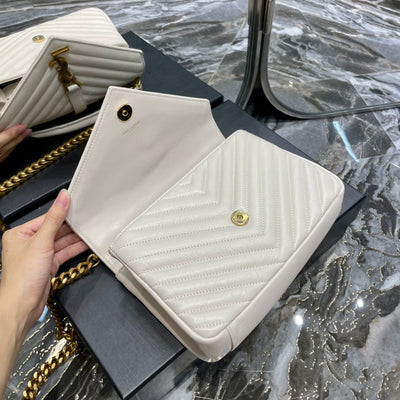 Bolso College Blanco 24 cm