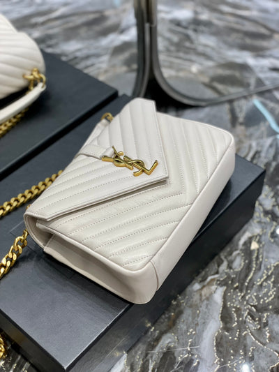 Bolso College Blanco 24 cm