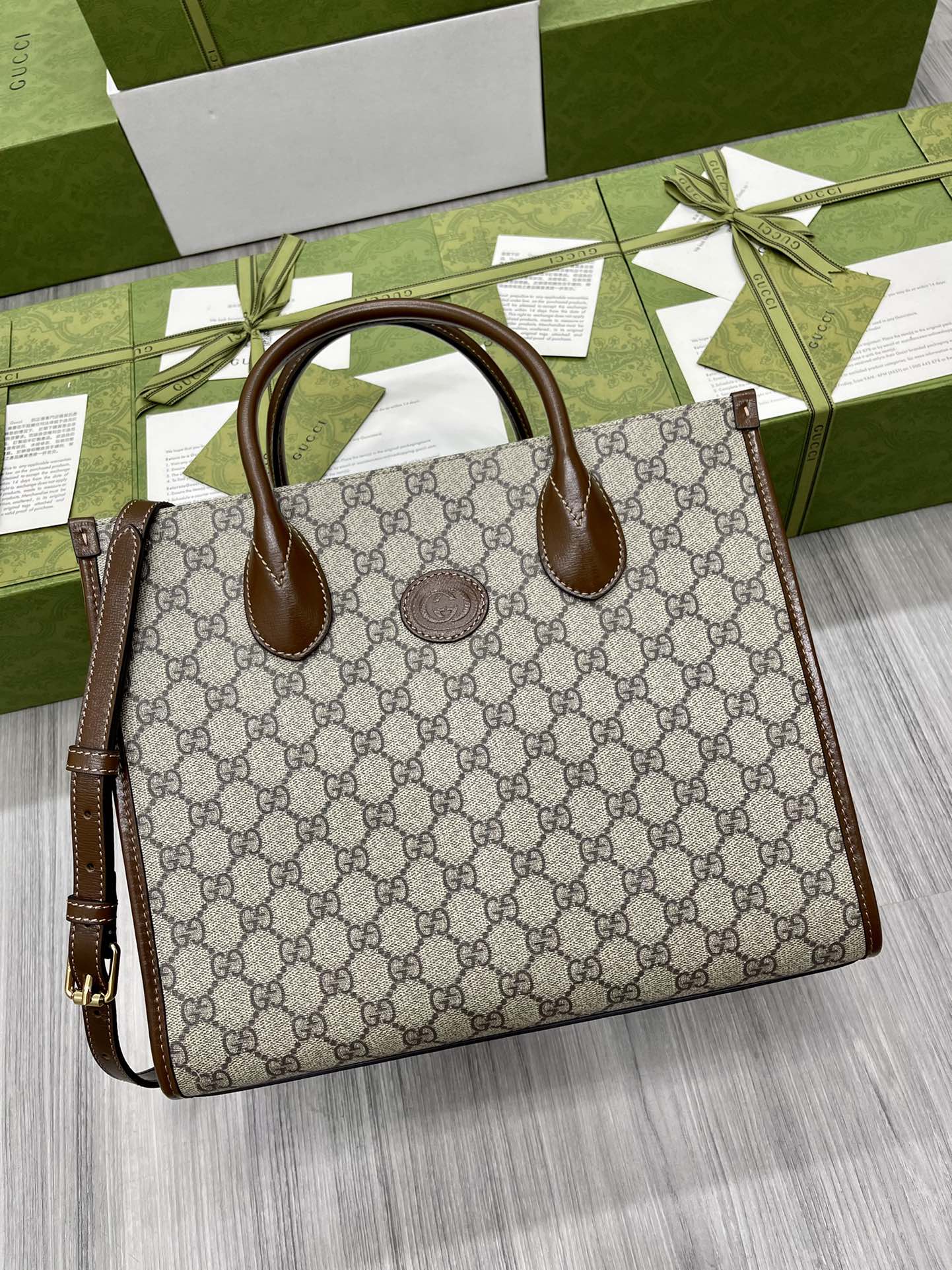 Bolso tote pequeño con GG