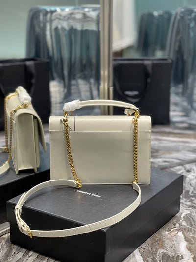 Bolso Sunset Medium Top Handle Blanco