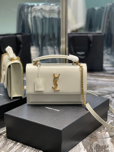 Bolso Sunset Medium Top Handle Blanco