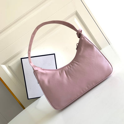 Minibolso Nylon Re-Edition 2000 Rosa 22 cm