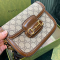 Minibolso Gucci Horsebit 1955 Marrón