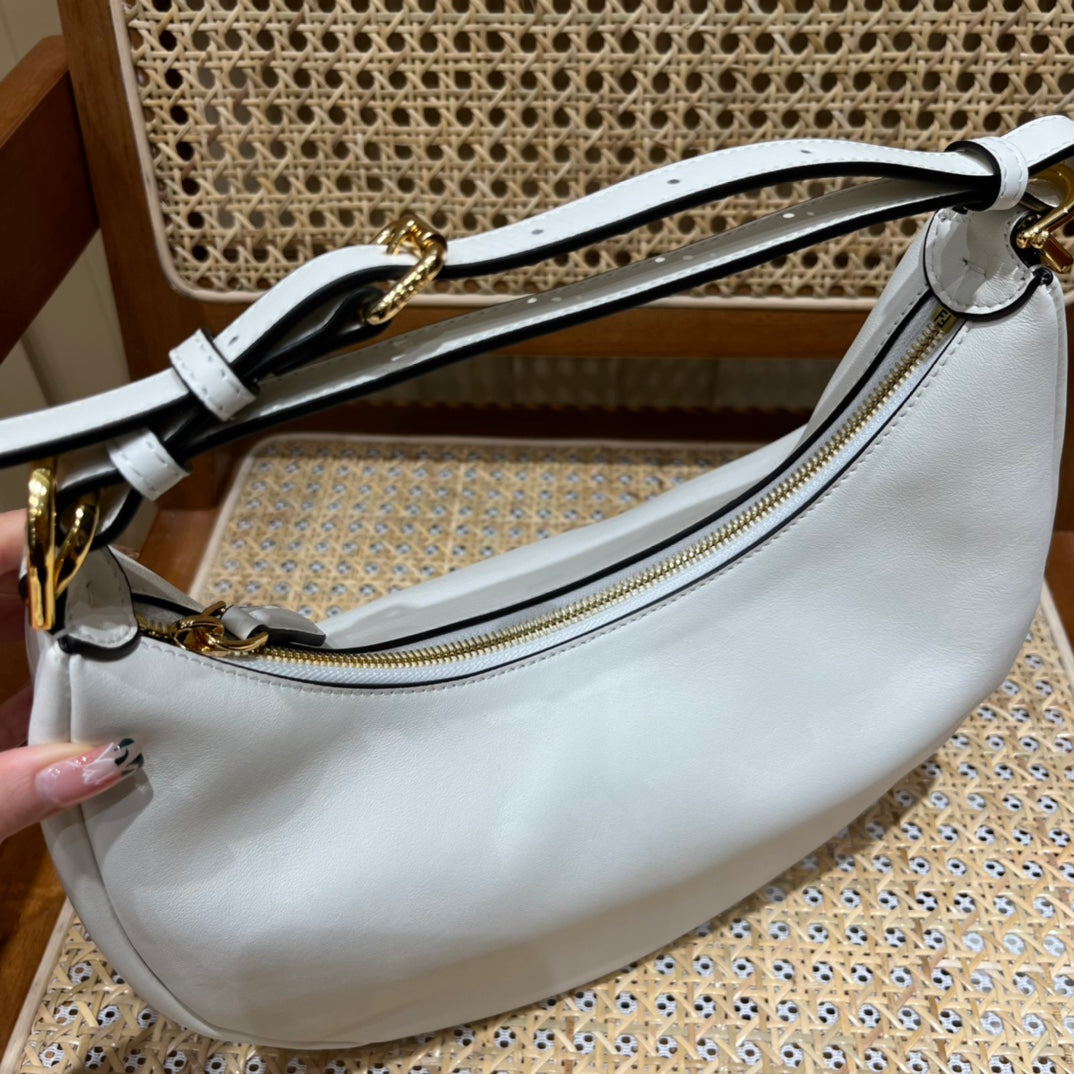 Bolso Fendigraphy Pequeño Blanco