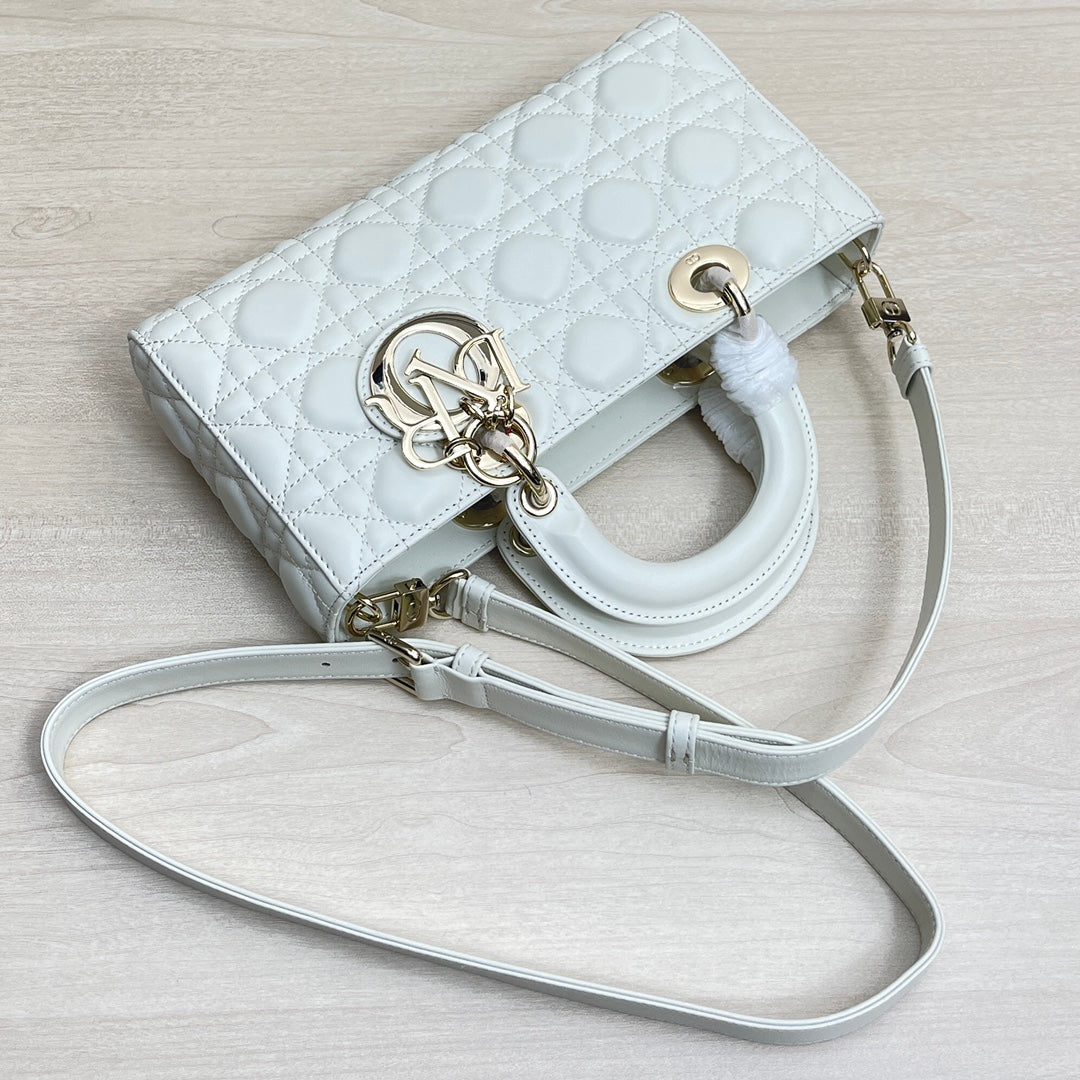 Bolso Lady D-Joy Blanco 26 cm