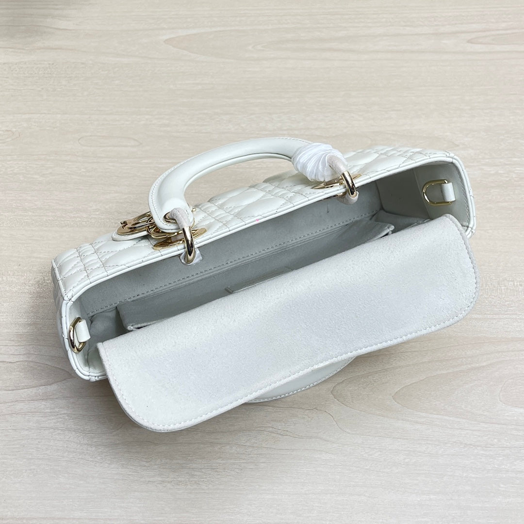 Bolso Lady D-Joy Blanco 26 cm