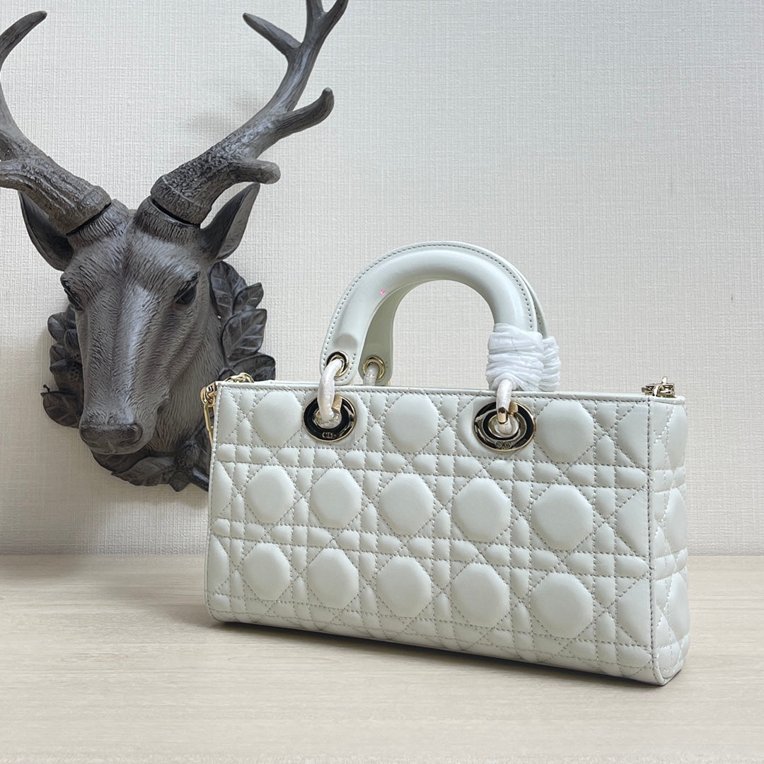 Bolso Lady D-Joy Blanco 26 cm