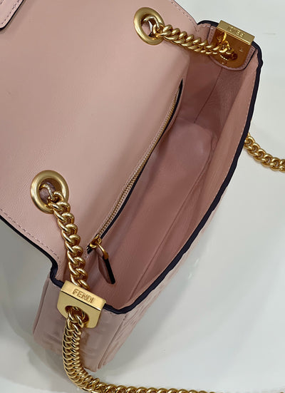 Bolso Baguette Chain Midi Rosa