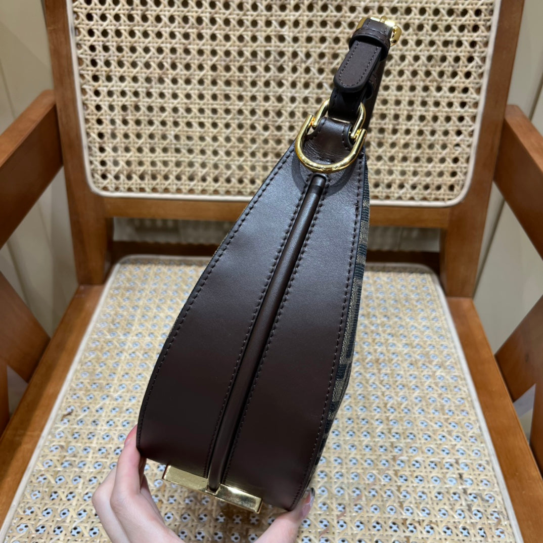 Bolso Fendigraphy Pequeño Marrón