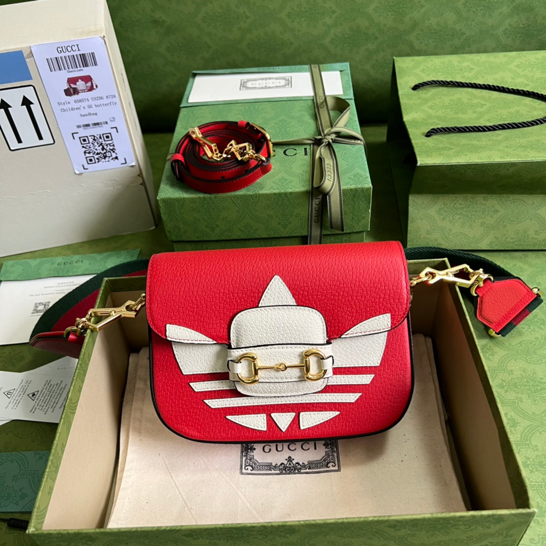 Minibolso Gucci Horsebit 1955 Rojo