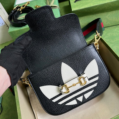 Minibolso Gucci Horsebit 1955 Negro