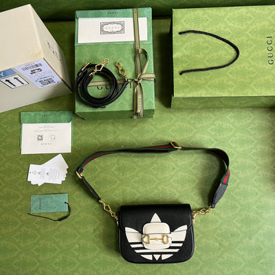 Minibolso Gucci Horsebit 1955 Negro