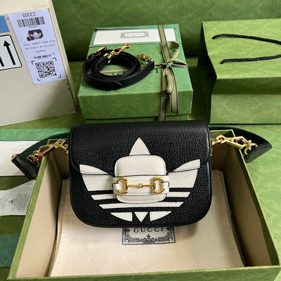 Minibolso Gucci Horsebit 1955 Negro