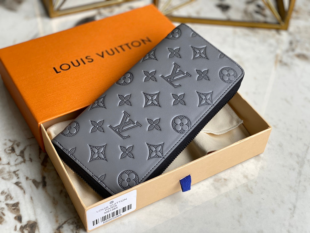 Cartera Zippy Vertical Gris