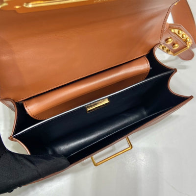Bolso Prada Cahier de piel Marrón