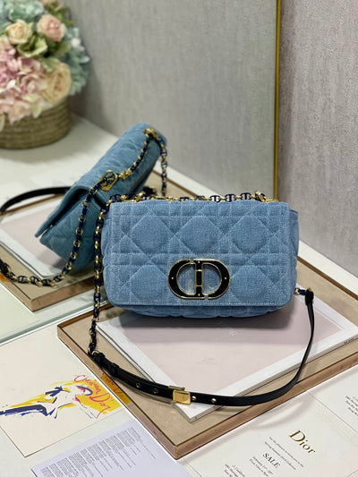 Bolso Pequeño Dior Caro Tejano