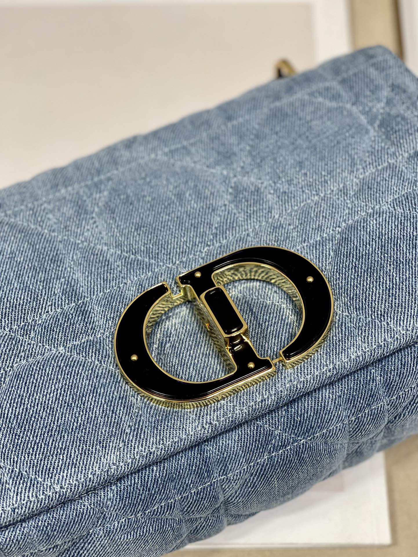 Bolso Pequeño Dior Caro Tejano