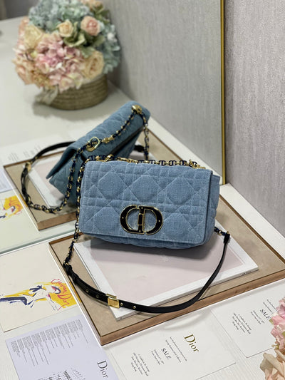Bolso Pequeño Dior Caro Tejano