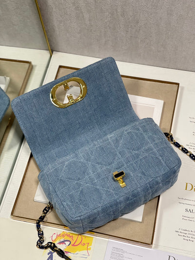 Bolso Pequeño Dior Caro Tejano