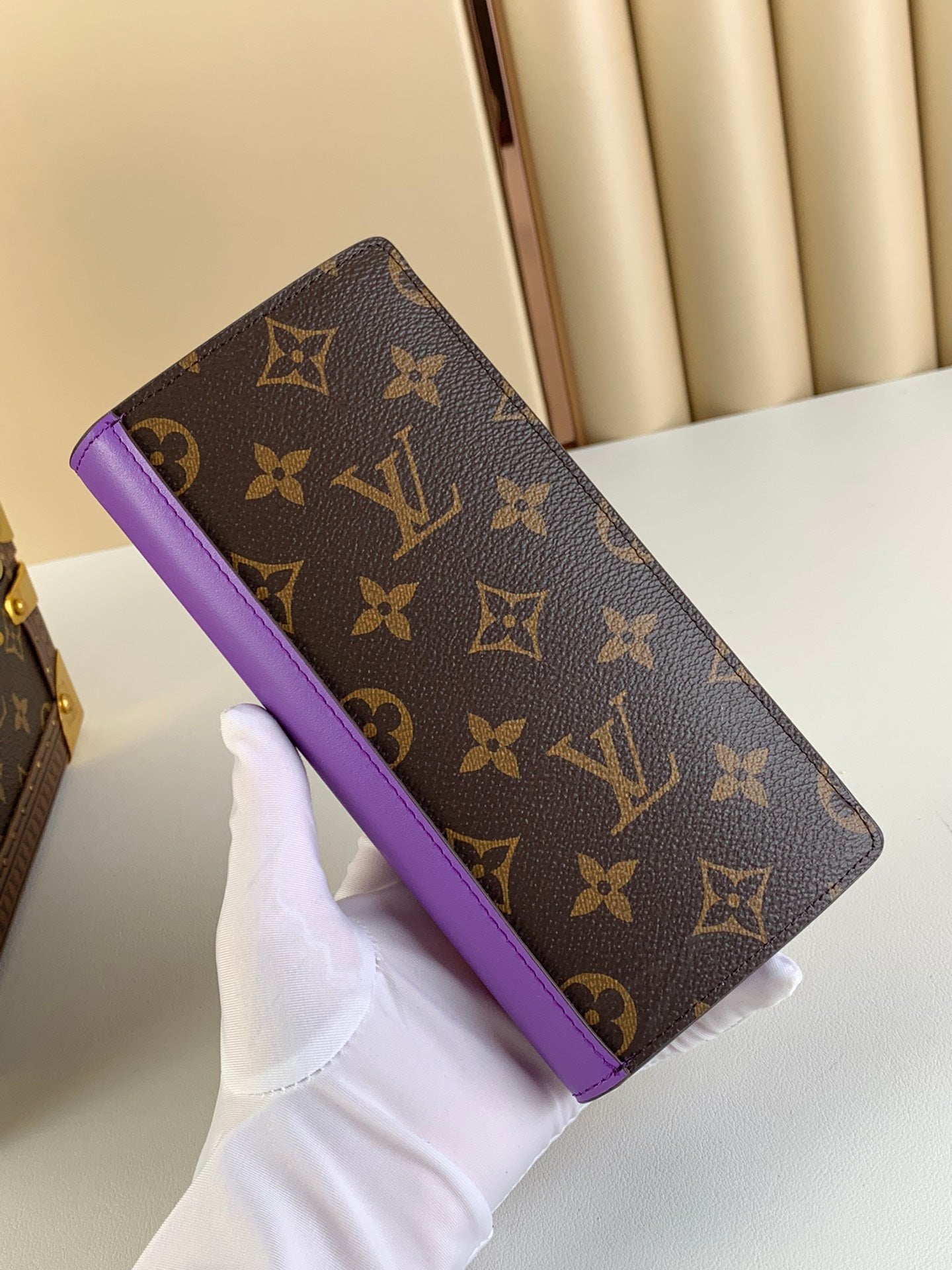 Cartera Brazza Marrón/Lila