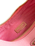 Bolso de piel Saffiano Prada Re-Edition 2005 Rosa