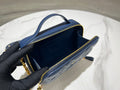 Bolso Box Dior Caro Azul Regio