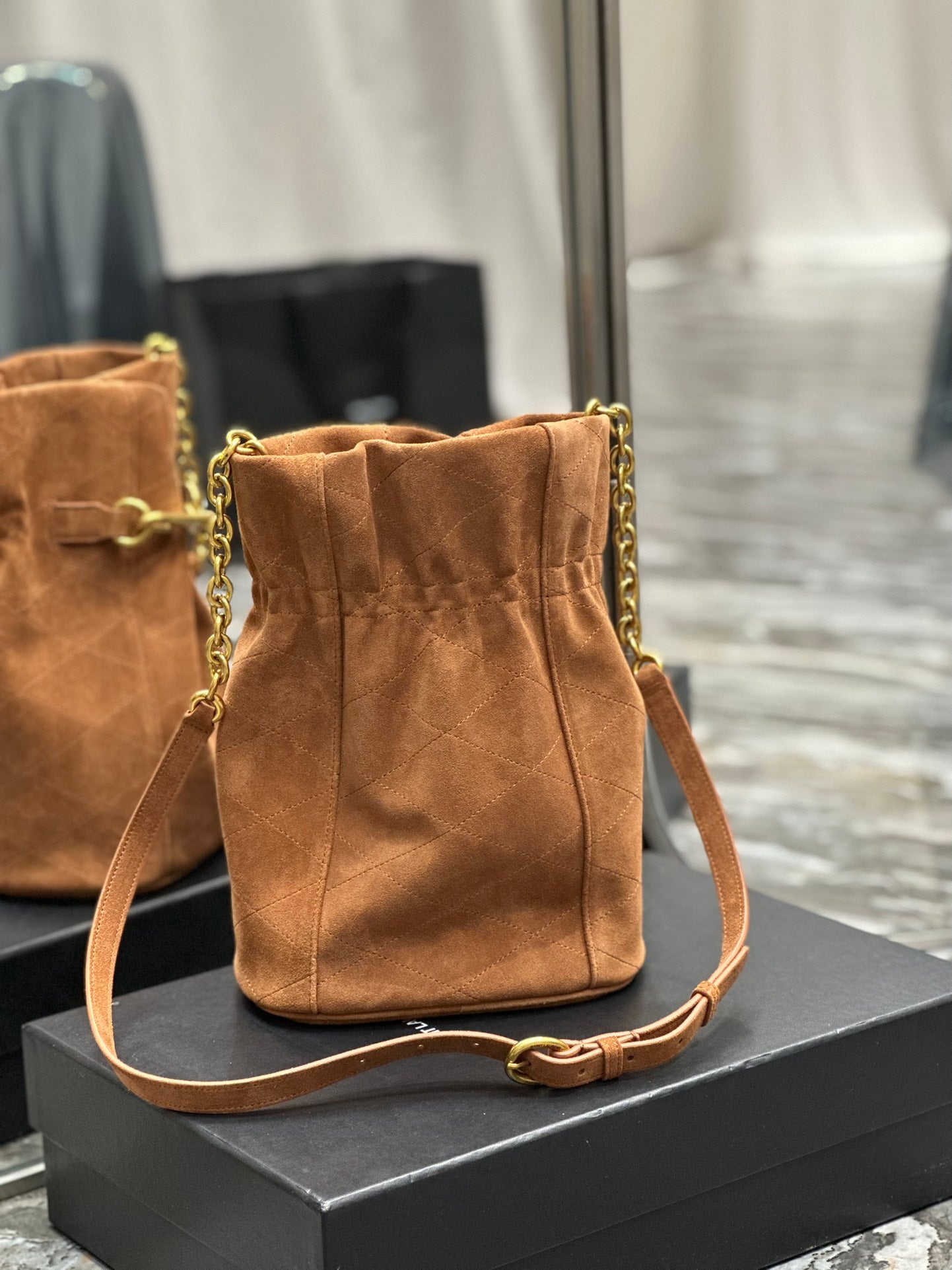 Bolso Saco Maillon De Ante Marrón