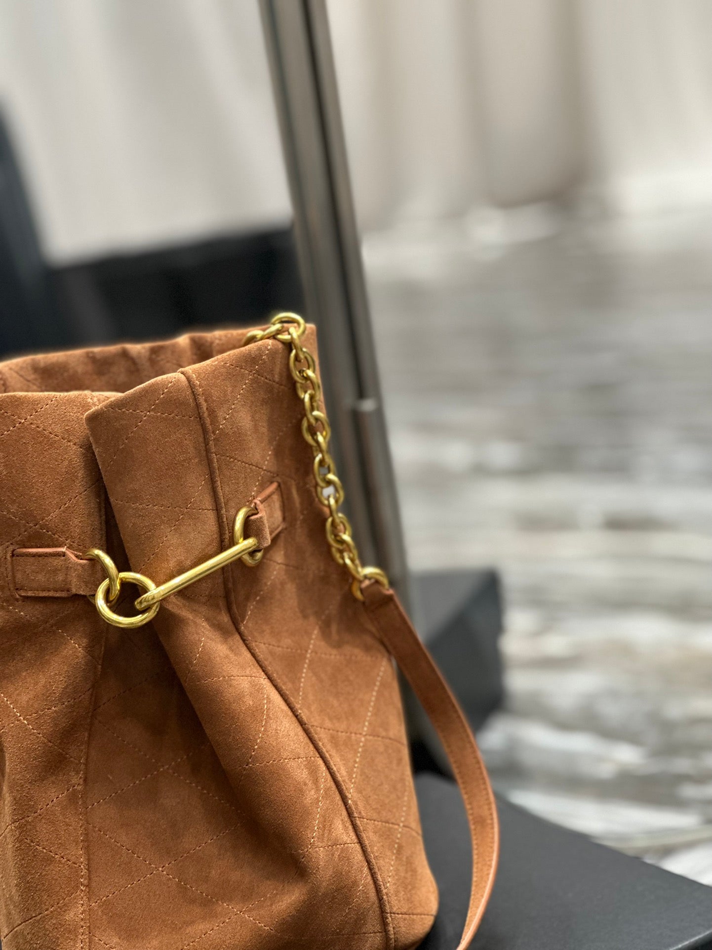 Bolso Saco Maillon De Ante Marrón