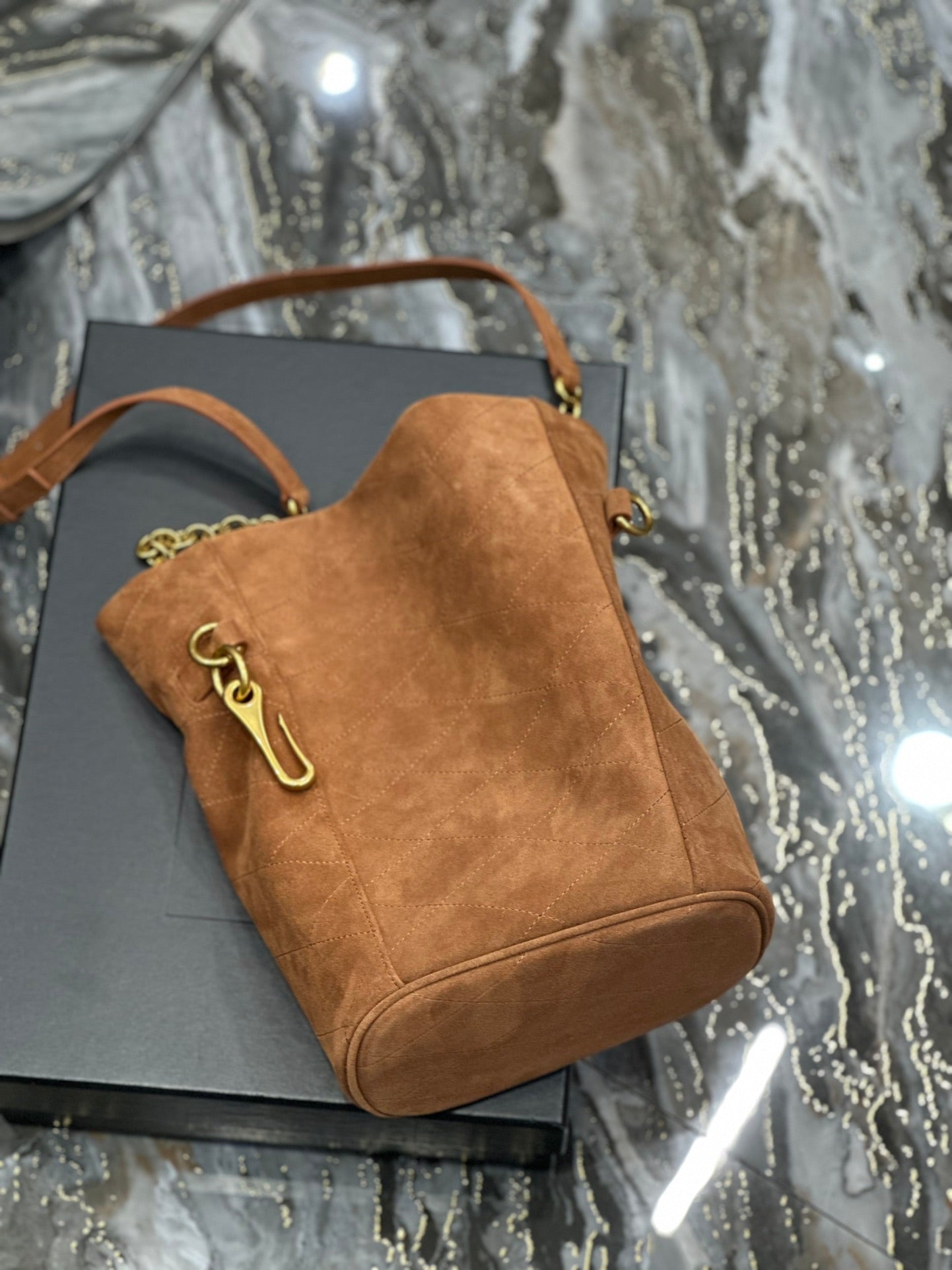 Bolso Saco Maillon De Ante Marrón