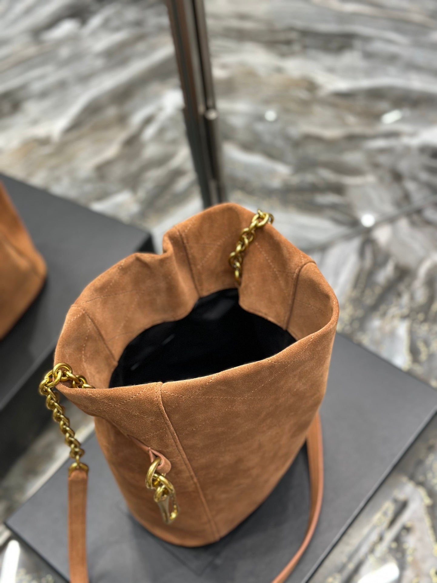 Bolso Saco Maillon De Ante Marrón
